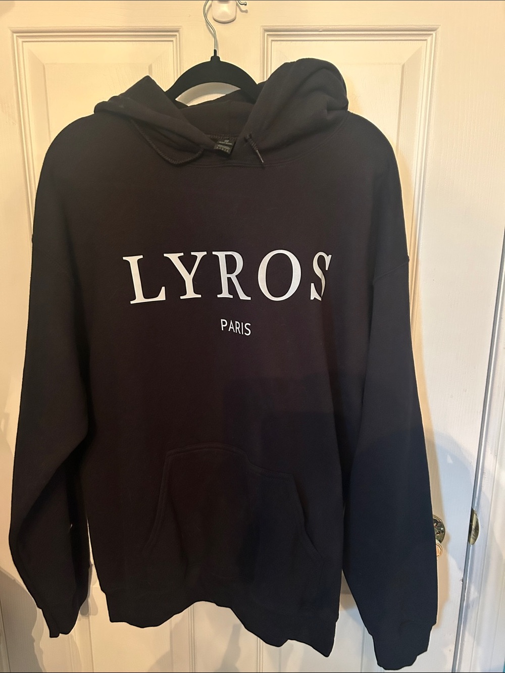 Men's Black Logo Hoodie NEVER WORN